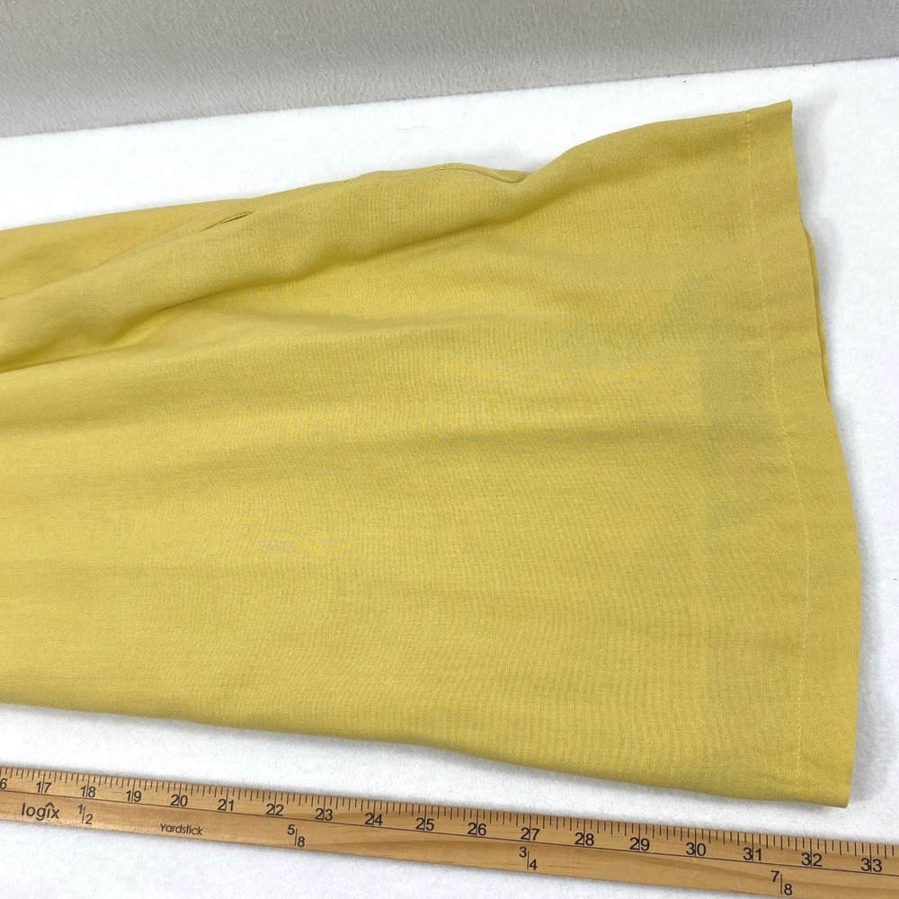 Umgee Dress Women Medium Yellow Floral Embroidered V-Neck Sleeveless Boho Shift - Picture 9 of 11